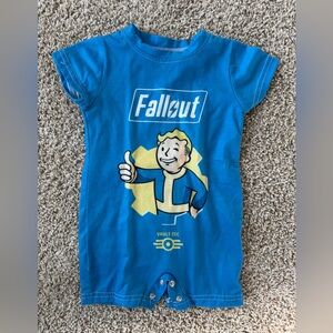 Fallout Blue Baby Onesie